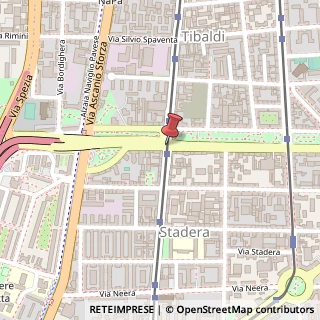 Mappa Via Lodovico Montegani,  2, 20141 Milano, Milano (Lombardia)