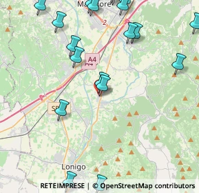 Mappa Via Antonio Fogazzaro, 36040 Grancona VI, Italia (5.6585)