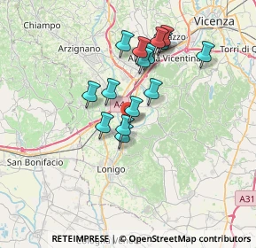 Mappa Via Antonio Fogazzaro, 36040 Grancona VI, Italia (5.9275)