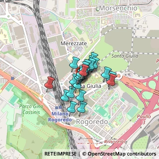 Mappa Via Bruno Cassinari, 20138 Milano MI, Italia (0.212)