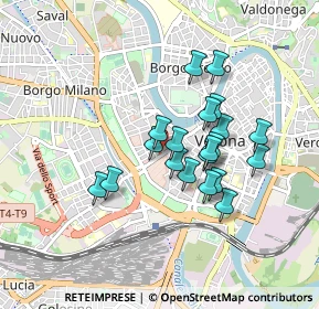 Mappa Stradone Porta Palio, 37123 Verona VR, Italia (0.6955)