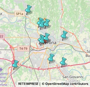Mappa Stradone Porta Palio, 37123 Verona VR, Italia (3.12727)