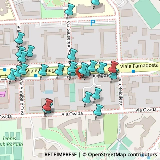 Mappa Viale Famagosta, 20142 Milano MI, Italia (0.12692)