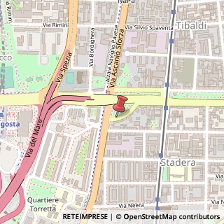 Mappa Piazzale Carrara Francesco, 19, 20141 Milano, Milano (Lombardia)