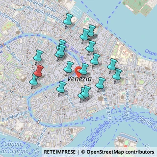 Mappa Campo S. Salvador, 30124 Venezia VE, Italia (0.416)