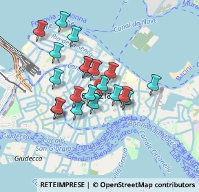 Mappa Calle del Lovo, 30124 Venezia VE, Italia (0.7035)