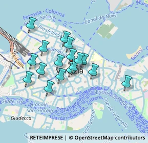 Mappa Calle del Lovo, 30124 Venezia VE, Italia (0.70059)