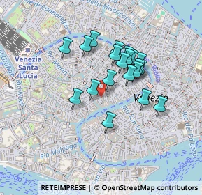 Mappa Calle del Magazen, 30125 Venezia VE, Italia (0.345)