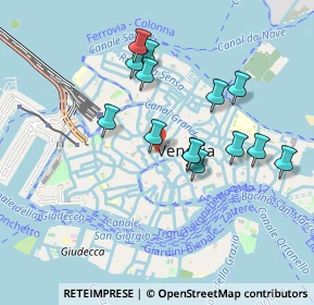 Mappa Calle del Magazen, 30125 Venezia VE, Italia (0.83357)