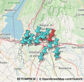 Mappa Via Binelunghe, 37060 Lugagnano VR, Italia (9.296)
