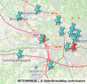 Mappa Via Binelunghe, 37060 Lugagnano VR, Italia (4.60385)