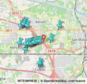 Mappa Via Binelunghe, 37060 Lugagnano VR, Italia (1.633)