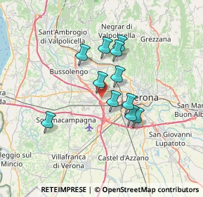 Mappa Via Corte Salvi, 37060 Lugagnano VR, Italia (5.25273)