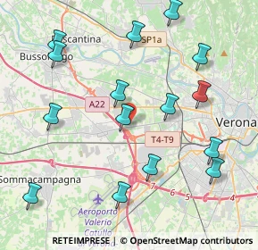 Mappa Via Corte Salvi, 37060 Lugagnano VR, Italia (4.61667)