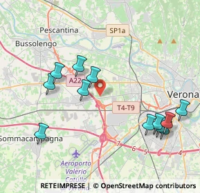 Mappa Via Corte Salvi, 37060 Lugagnano VR, Italia (4.3525)