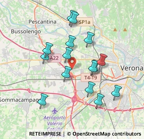 Mappa Via Corte Salvi, 37060 Lugagnano VR, Italia (3.33467)