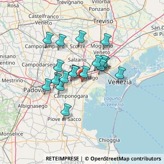 Mappa Via Bologna, 30034 Mira VE, Italia (11.27278)