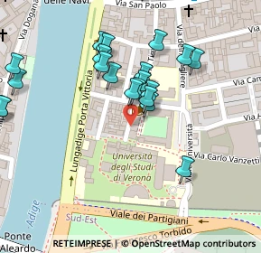 Mappa Via dell' Università, 37129 Verona VR, Italia (0.1125)