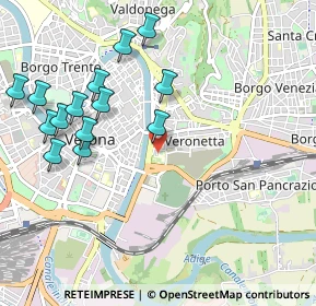 Mappa Via dell' Università, 37129 Verona VR, Italia (1.11714)