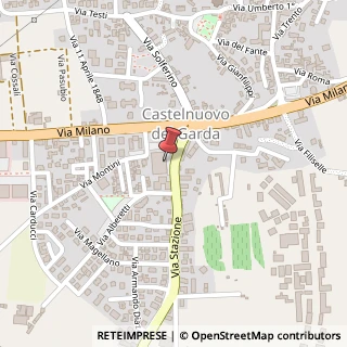 Mappa Via Stazione, 2, 37014 Castelnuovo del Garda, Verona (Veneto)