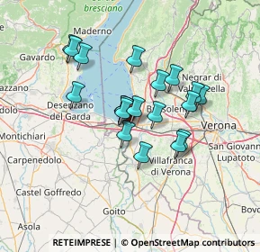 Mappa Via Belfiore, 37014 Castelnuovo del Garda VR, Italia (10.6015)