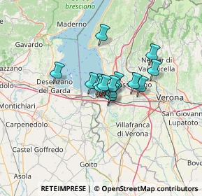 Mappa Via Belfiore, 37014 Castelnuovo del Garda VR, Italia (7.45714)