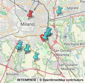 Mappa Via Augusto Osimo, 20139 Milano MI, Italia (3.17182)