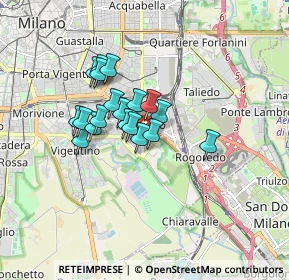 Mappa Via Augusto Osimo, 20139 Milano MI, Italia (1.20895)