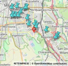 Mappa Via Augusto Osimo, 20139 Milano MI, Italia (2.26875)