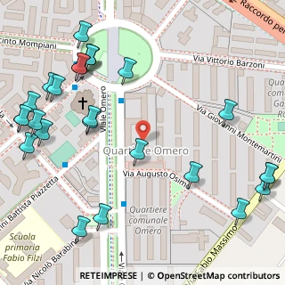 Mappa Via Augusto Osimo, 20139 Milano MI, Italia (0.17692)