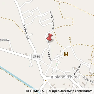Mappa Strada conversa 21, 10010 Albiano d'Ivrea, Torino (Piemonte)
