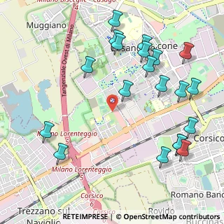 Mappa Via delle Betulle, 20090 Cesano Boscone MI, Italia (1.248)