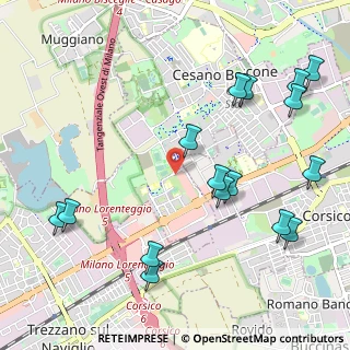 Mappa Via delle Betulle, 20090 Cesano Boscone MI, Italia (1.27063)