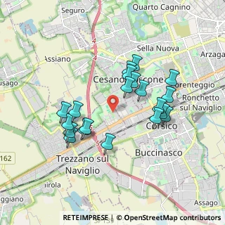 Mappa Via delle Betulle, 20090 Cesano Boscone MI, Italia (1.6355)