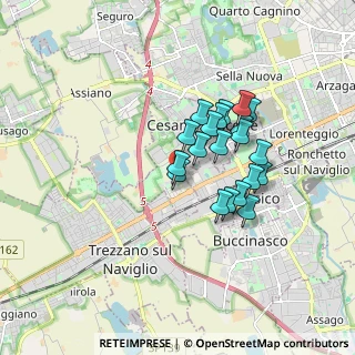 Mappa Via delle Betulle, 20090 Cesano Boscone MI, Italia (1.329)