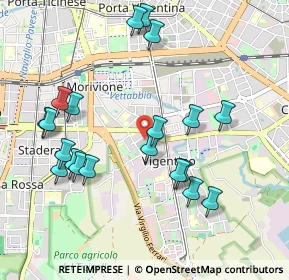 Mappa Via Cuore Immacolato di Maria, 20141 Milano MI, Italia (1.043)