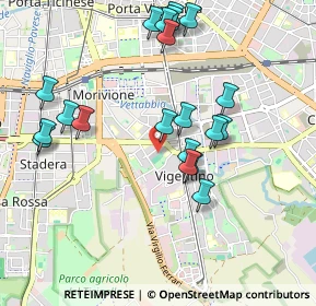 Mappa Via Cuore Immacolato di Maria, 20141 Milano MI, Italia (0.9925)
