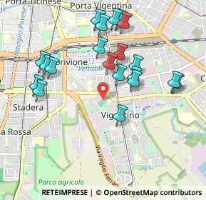 Mappa Via Cuore Immacolato di Maria, 20141 Milano MI, Italia (0.989)