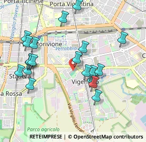 Mappa Via Cuore Immacolato di Maria, 20141 Milano MI, Italia (1.017)