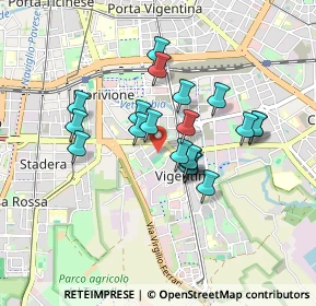 Mappa Via Cuore Immacolato di Maria, 20141 Milano MI, Italia (0.6955)