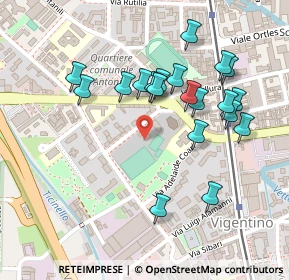 Mappa Via Cuore Immacolato di Maria, 20141 Milano MI, Italia (0.2305)