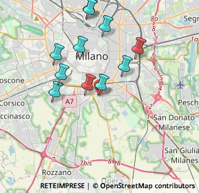 Mappa Via Cuore Immacolato di Maria, 20141 Milano MI, Italia (3.55)