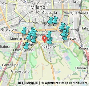 Mappa Via Cuore Immacolato di Maria, 20141 Milano MI, Italia (1.42067)