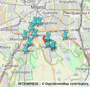 Mappa Via Cuore Immacolato di Maria, 20141 Milano MI, Italia (1.27167)