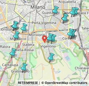 Mappa Via Cuore Immacolato di Maria, 20141 Milano MI, Italia (2.37471)