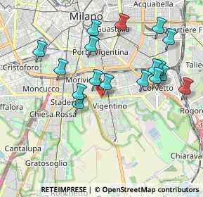 Mappa Via Cuore Immacolato di Maria, 20141 Milano MI, Italia (1.92118)