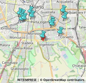 Mappa Via Cuore Immacolato di Maria, 20141 Milano MI, Italia (2.18833)