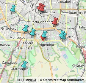 Mappa Via Cuore Immacolato di Maria, 20141 Milano MI, Italia (2.00667)