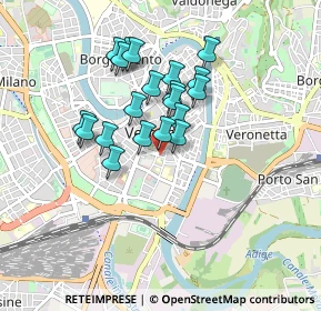 Mappa Vicolo Terese, 37122 Verona VR, Italia (0.694)