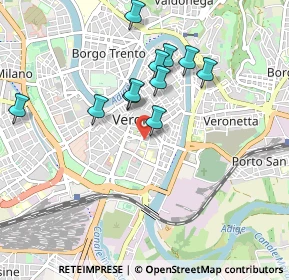 Mappa Vicolo Terese, 37122 Verona VR, Italia (0.83636)